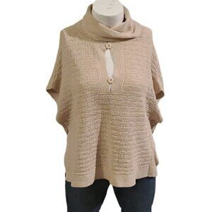 [Kial] Cowl Neck Poncho - Size M